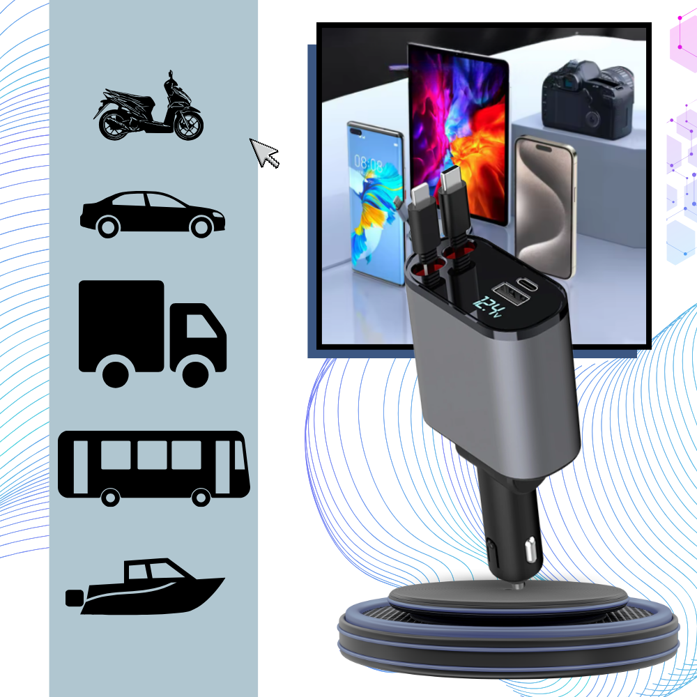 Teleskopik Araç Şarj İstasyonu - Ozerty