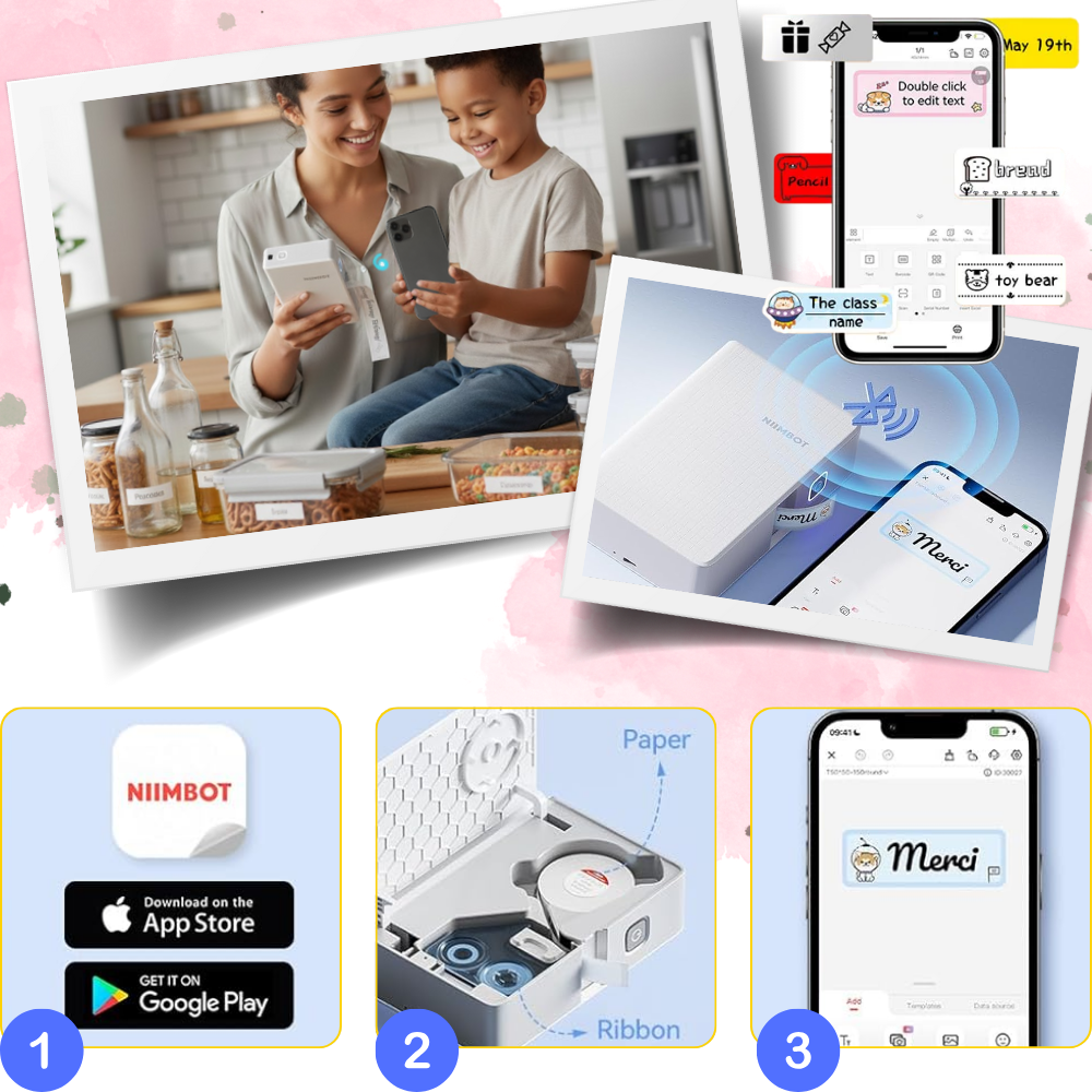 Taşınabilir Termal Etiket Yazıcısı - Ozerty