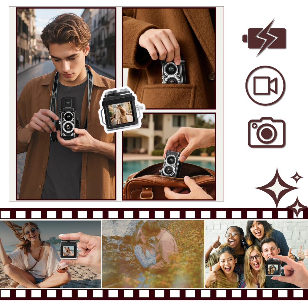 Zamansız Click TLR Fotoğraf Makinesi - Ozerty