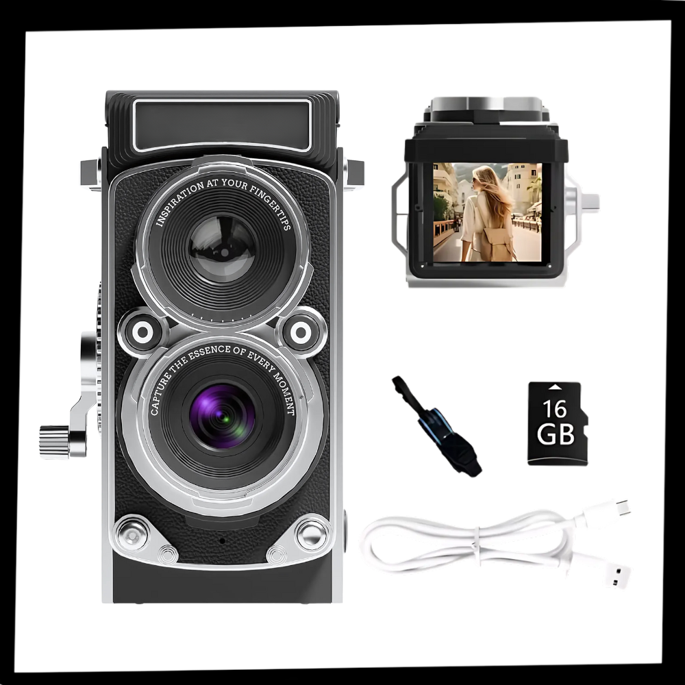 Zamansız Click TLR Fotoğraf Makinesi - Ozerty