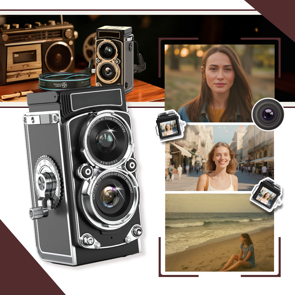 Zamansız Click TLR Fotoğraf Makinesi - Ozerty