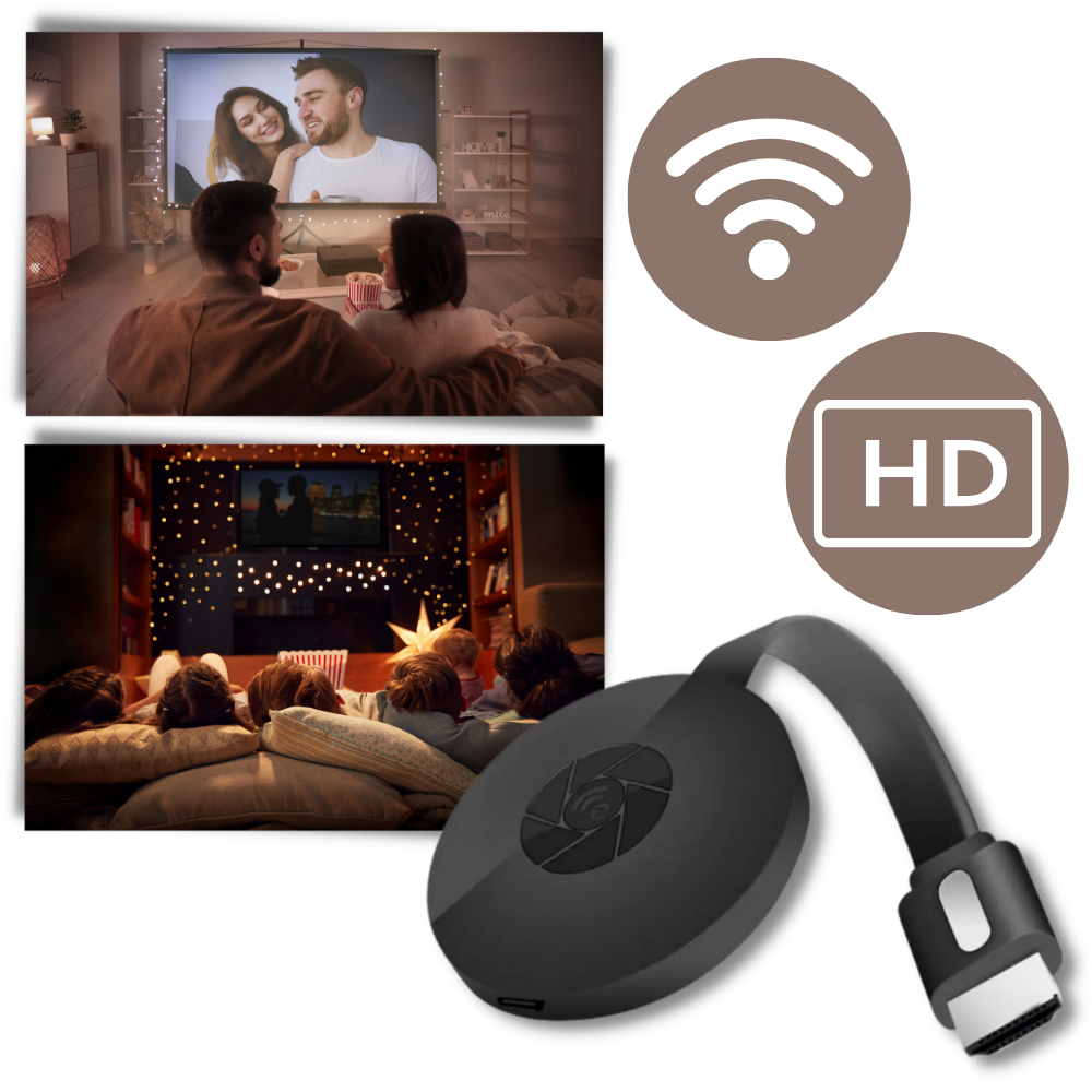 Telefon Projeksiyonu için TV Stick HDMI Dongle - Ozerty