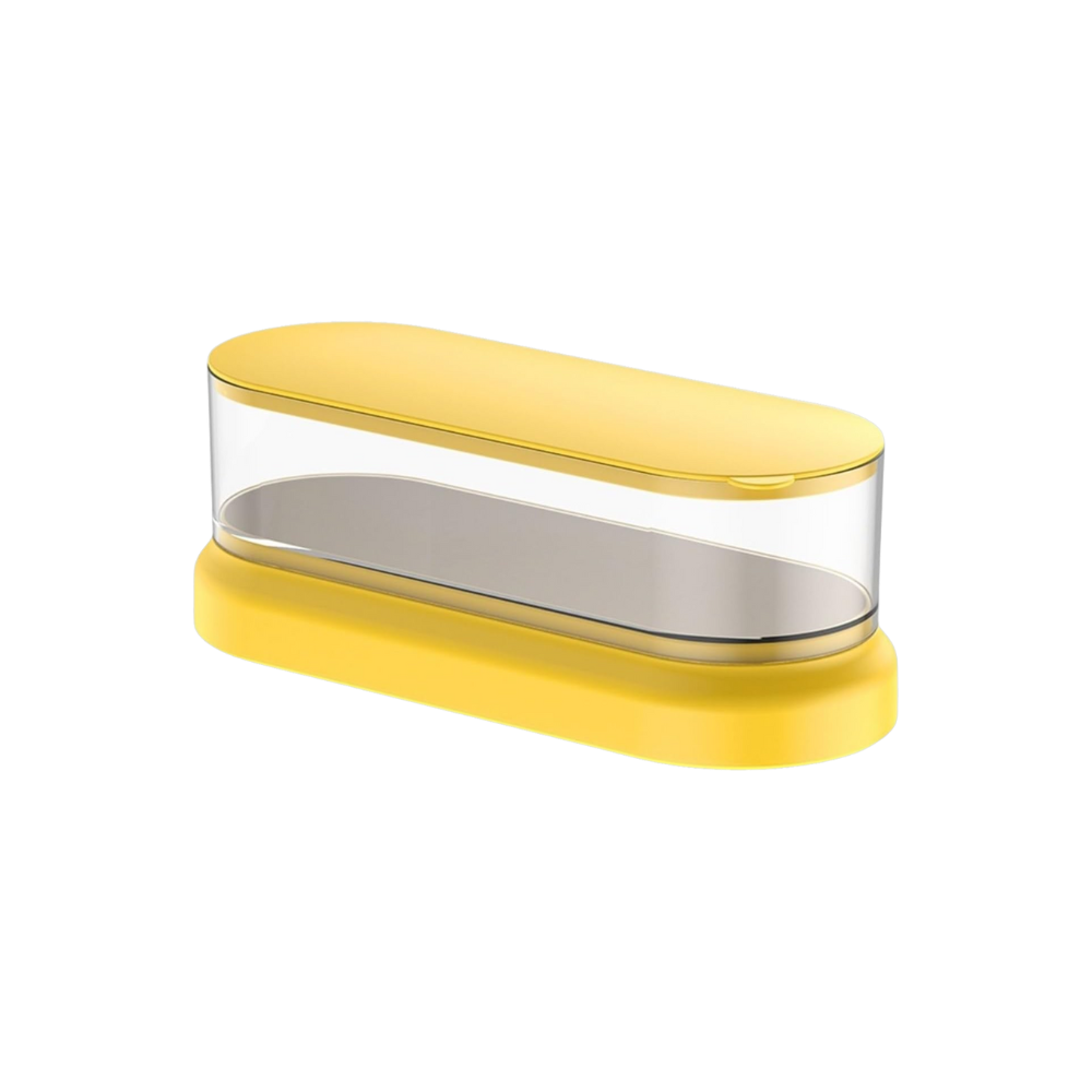 Ultrasonik Mücevher Temizleme Makinesi -Sarı Cam - Ozerty