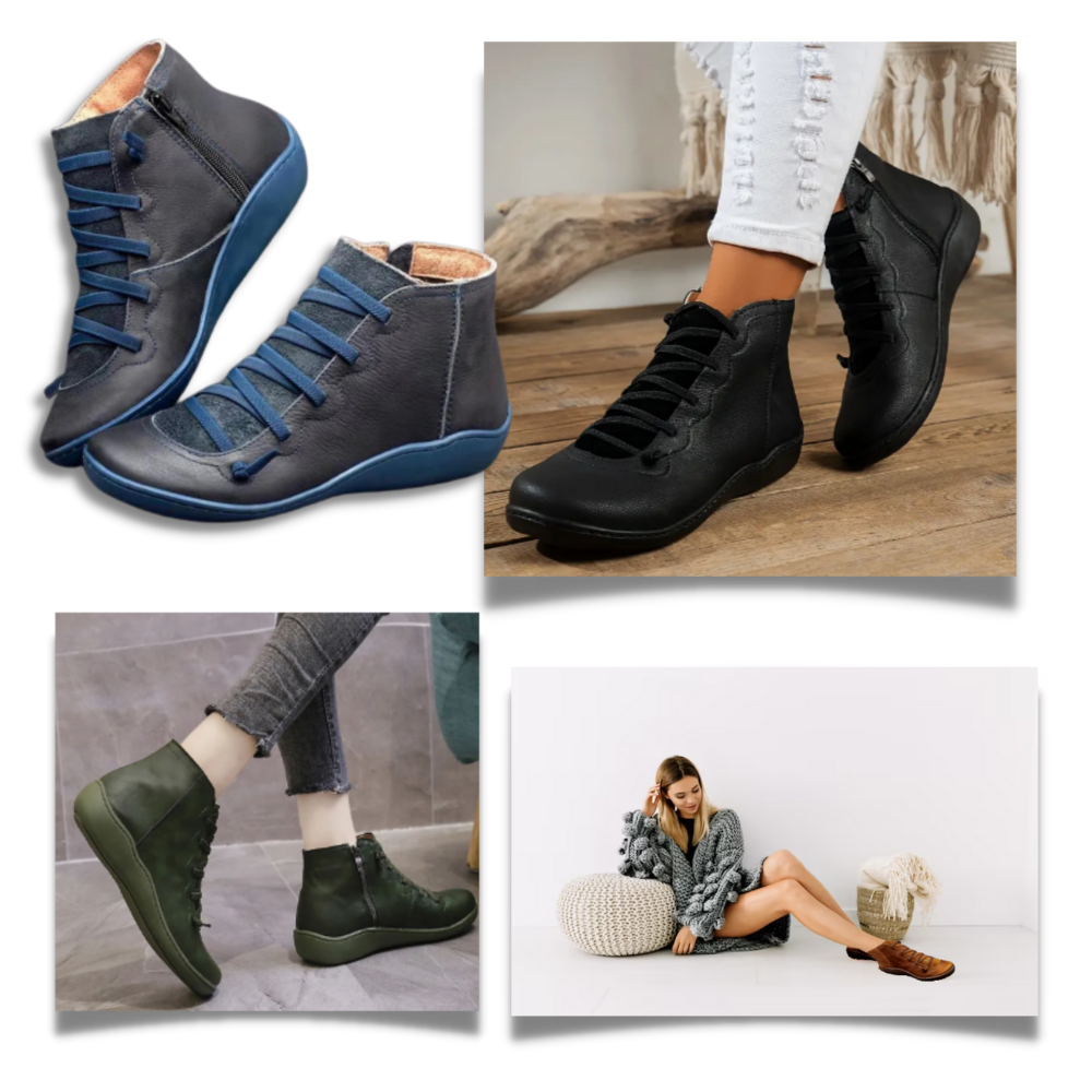 Unisex Trendy Kemer Destekli Bot - Ozerty