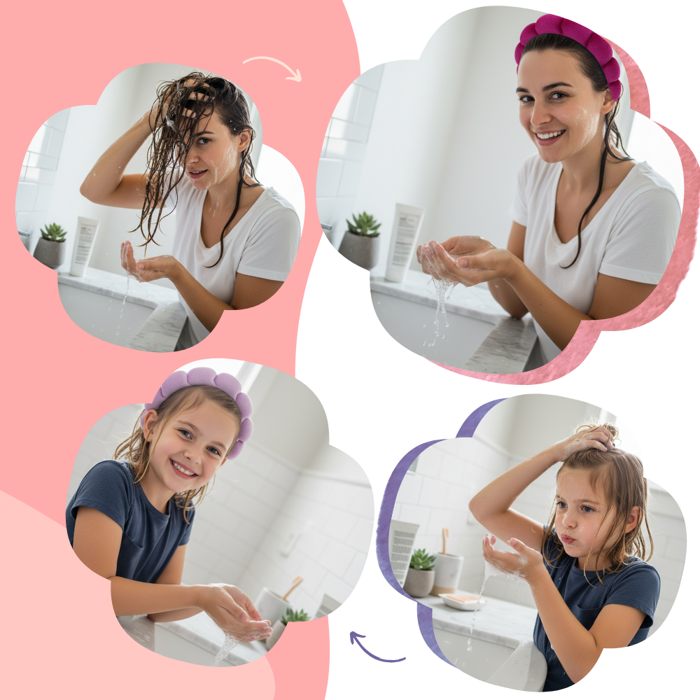 Kadife Cilt Bakımı Kafa Bandı - Ozerty