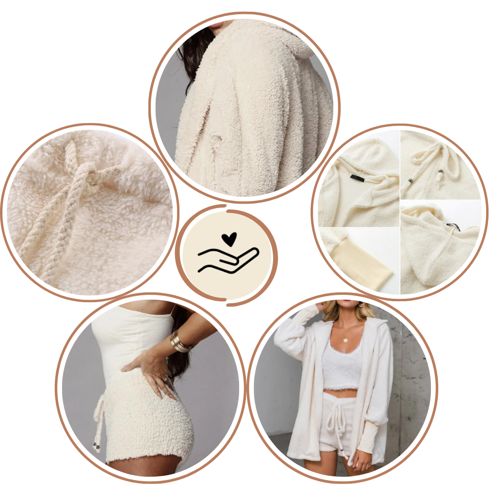 Çok Yönlü Şık Pijama Takımı Kısa - Ozerty