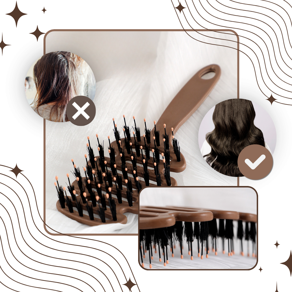 Hacim Veren Domuz Kılı Fırça - Ozerty