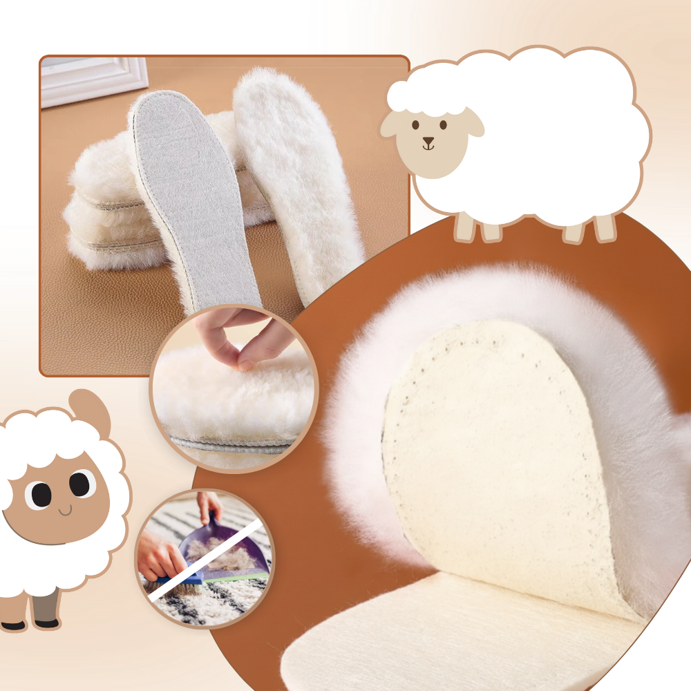 Yün Bulut Sıcak Ayakkabı Tabanlıkları - Ozerty
