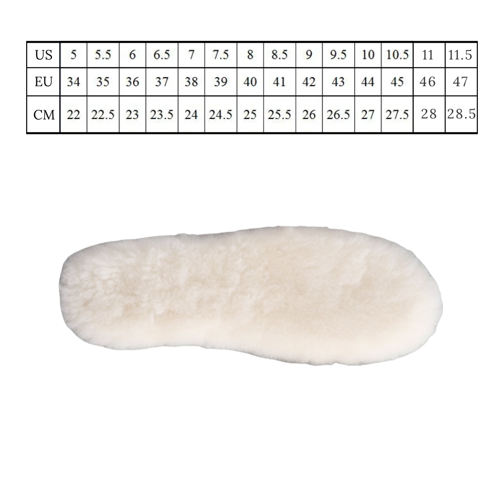 Yün Bulut Sıcak Ayakkabı Tabanlıkları - Ozerty