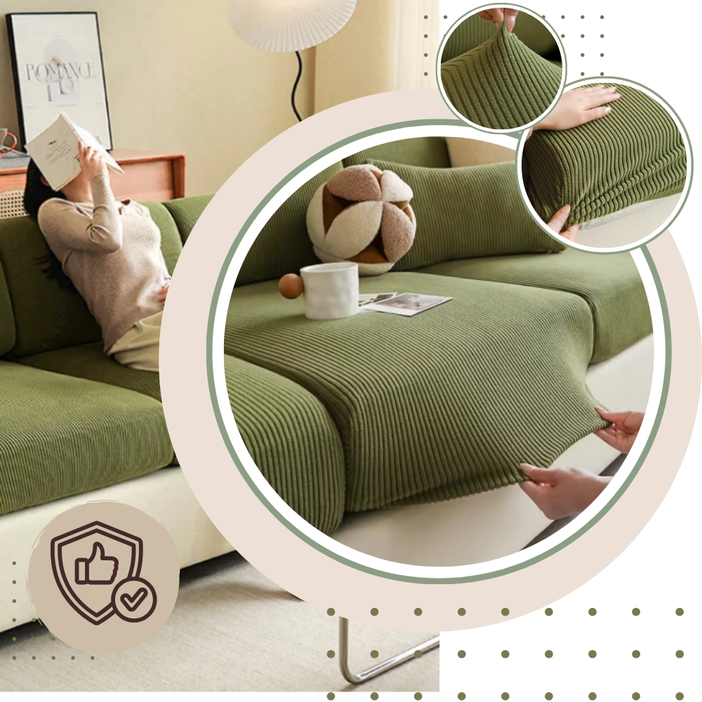 Kırışmaz Kadife Kanepe Kılıfı - Ozerty