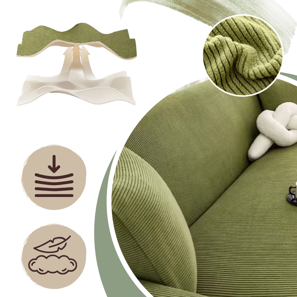 Kırışmaz Kadife Kanepe Kılıfı - Ozerty